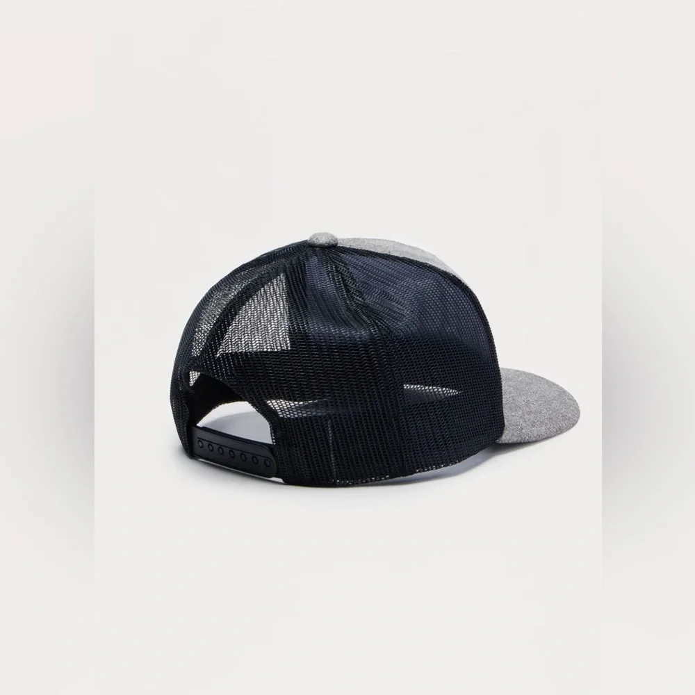 Black and Gray Trucker Cap